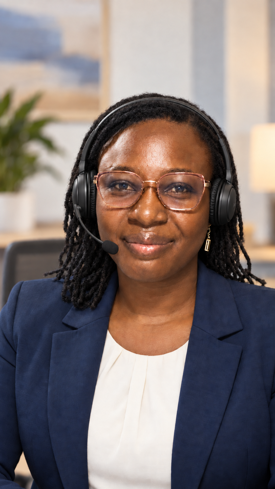 WonderNest Discovery Academy online tutor wearing a headset